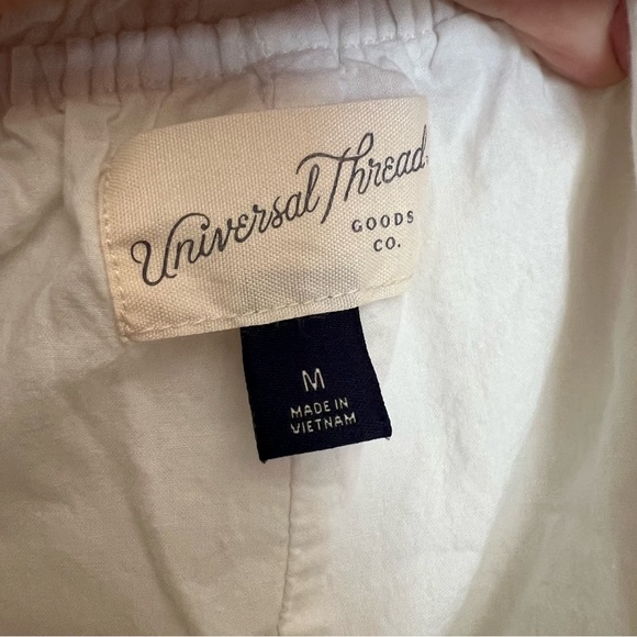 Universal Thread White Ruffled Chemise - Picture 4 of 5